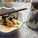 Serve the finished dish with the pot so everybody can pour dashi / tea for themselves